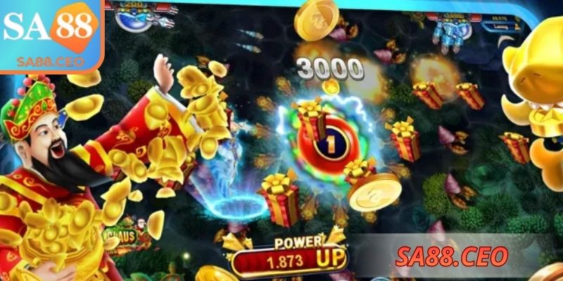 Boss xuất hiện giữa đại dương trong Chúng Thần Phát Tài SA88
